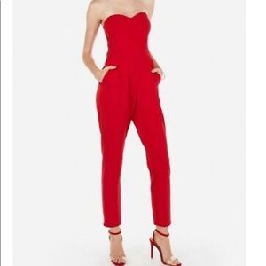Express red jumpsuit